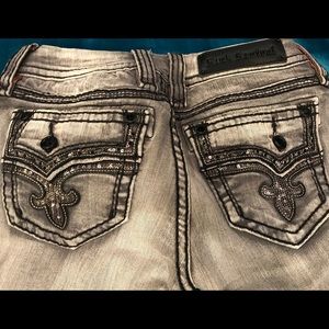 Rock Revival Distressed Betty Skinny Jeans Size 27